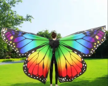 

Rainbow wings Butterfly wings Women Butterfly cosplay 140cm Kids 110cm Stage performance