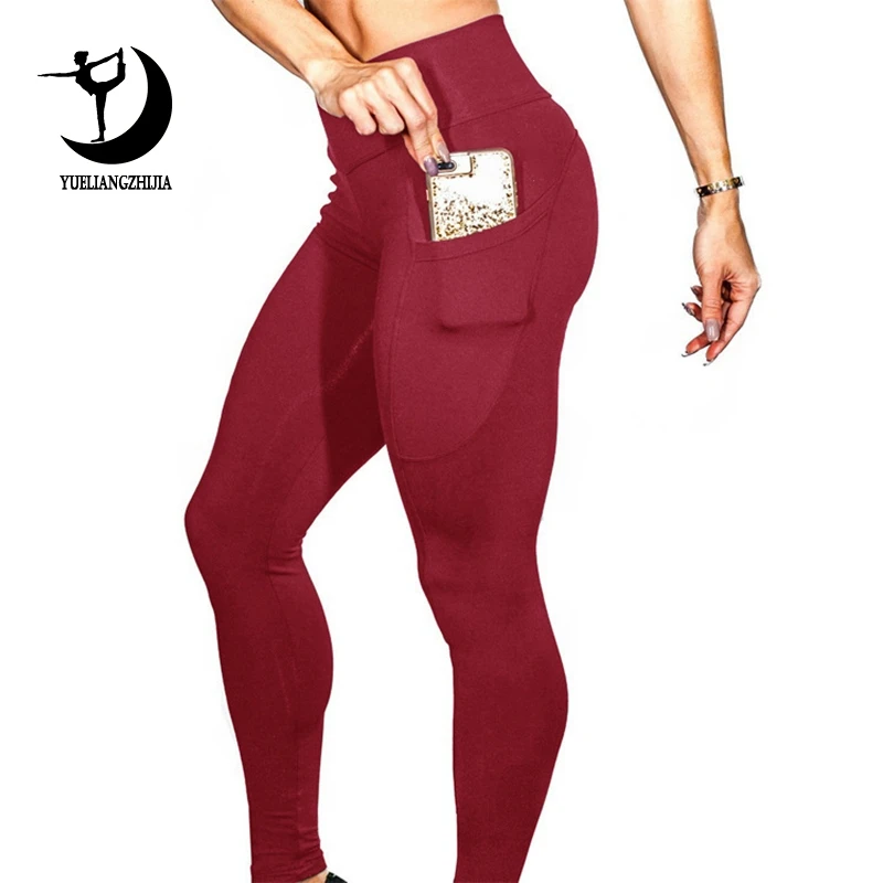 2019 women brand new sports leggings for fitness High Waist outdoor legging with pocket Tummy Contr