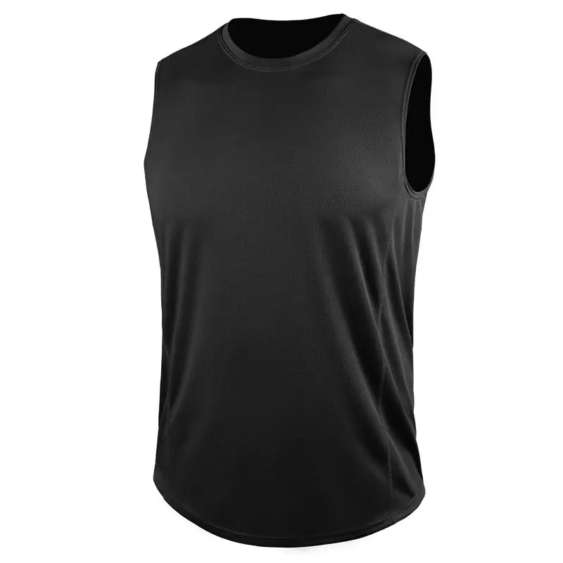 

Men's Tank Top Gym Sports Shirt for Running Vest Sweatshirts Quick Drying Singlet Workout Loose Muscle T-shirt Running Vest