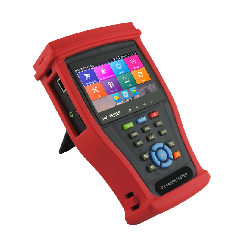 

IP Camera testerNew 4.3 inch touch screen H.265 4K IP Analog Camera CCTV tester Monitor with RJ45 cable TDR test, UTP Cable test