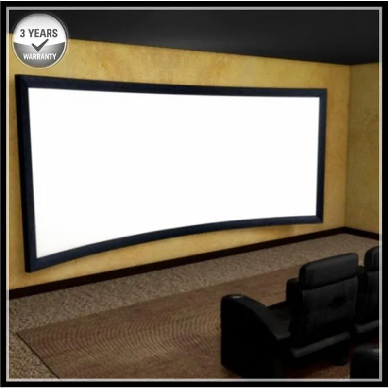 F3HWAW 16: 9 HDTV звуковая акустическая 4K изогнутая фиксированная рамка для домашнего
