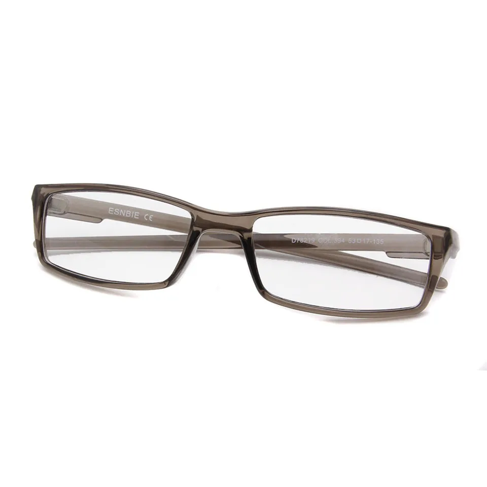 ESBIE, новинка, TR90, пластик, память, мужские очки, оправа, оптические очки для чтения, близорукость, серые очки по рецепту, прозрачные линзы, очки