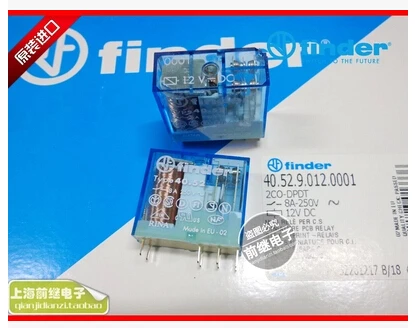 HOT NEW relay 40.52.9.012.0001/40.52 12VDC 40.52-12VDC 8A 250V finder DIP8 5pcs/lot HOT NEW relay 40.52.9.012.0001/40.52 12VDC 40.52-12VDC 8A 250V finder DIP8 5pcs/lot