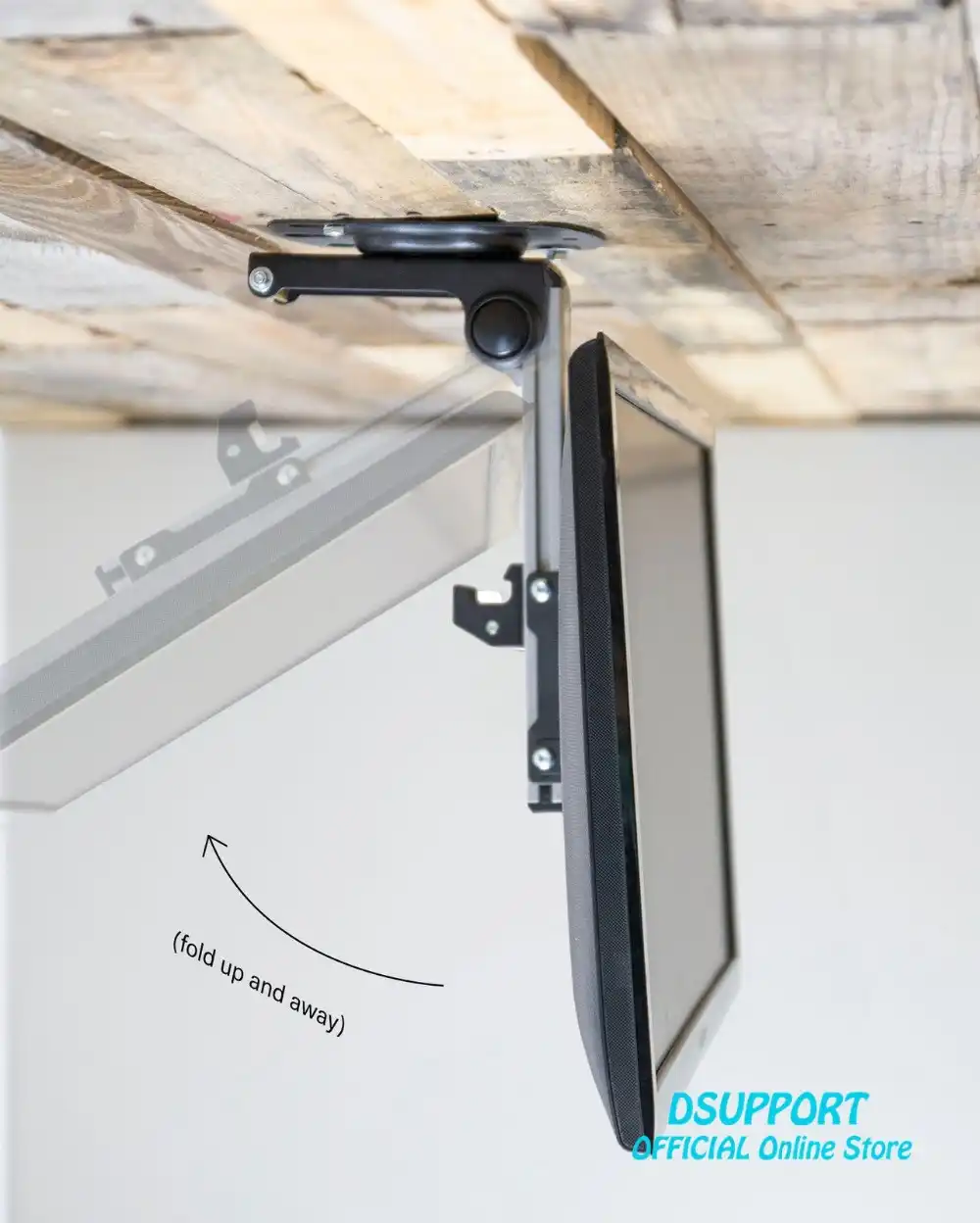 Foldable Car Ceiling 14 37 Inch Screen Led Lcd Monitor Holder Tv