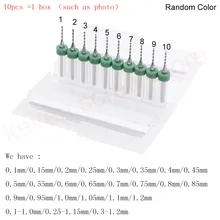 10pcs Set 0 15mm High Quality Hard Alloy PCB Print Circuit Board Carbide Micro Drill Bits
