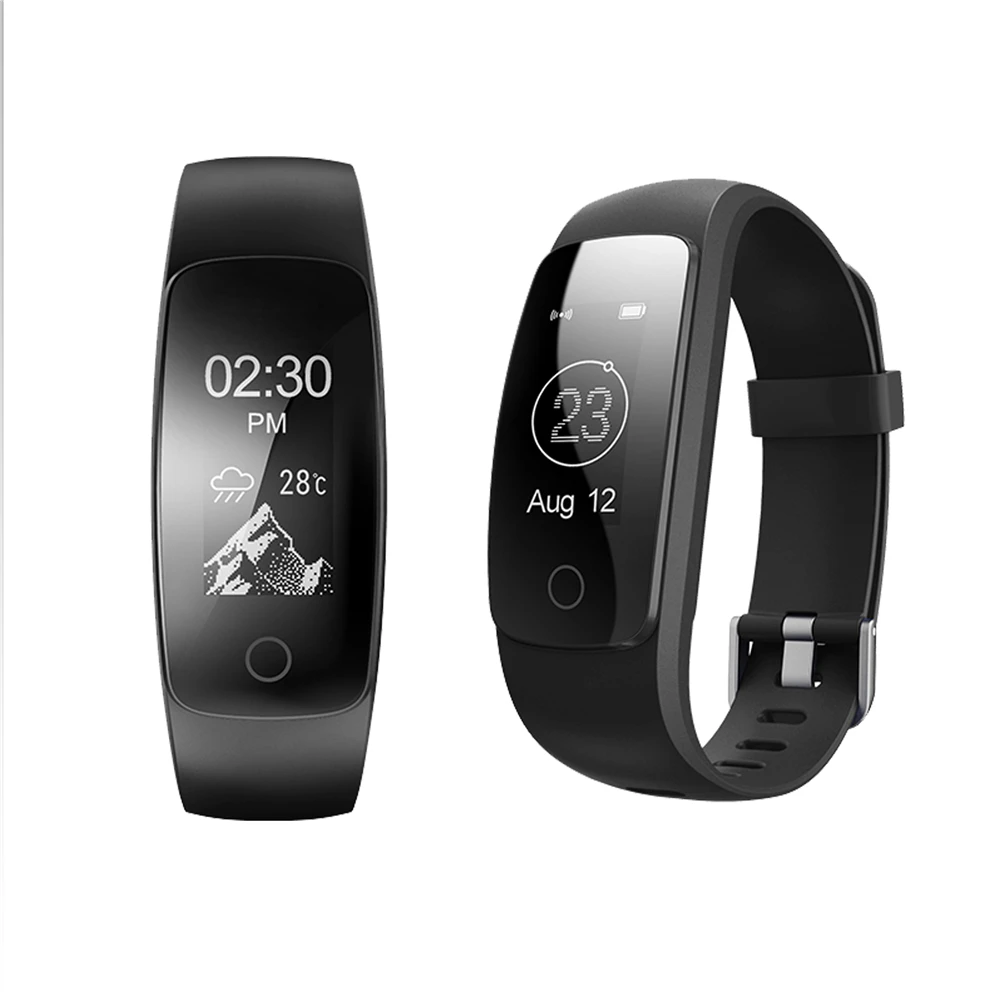 ID107 Plus Bluetooth Smart Sport Bracelet Fitness Activity Tracker Heart Rate Monitor GPS