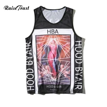 Мужская майка для фитнеса с 3d принтом, черный жилет без рукавов, модная одежда для тренажерного зала, бодибилдинг, круглый вырез, мужская одежда