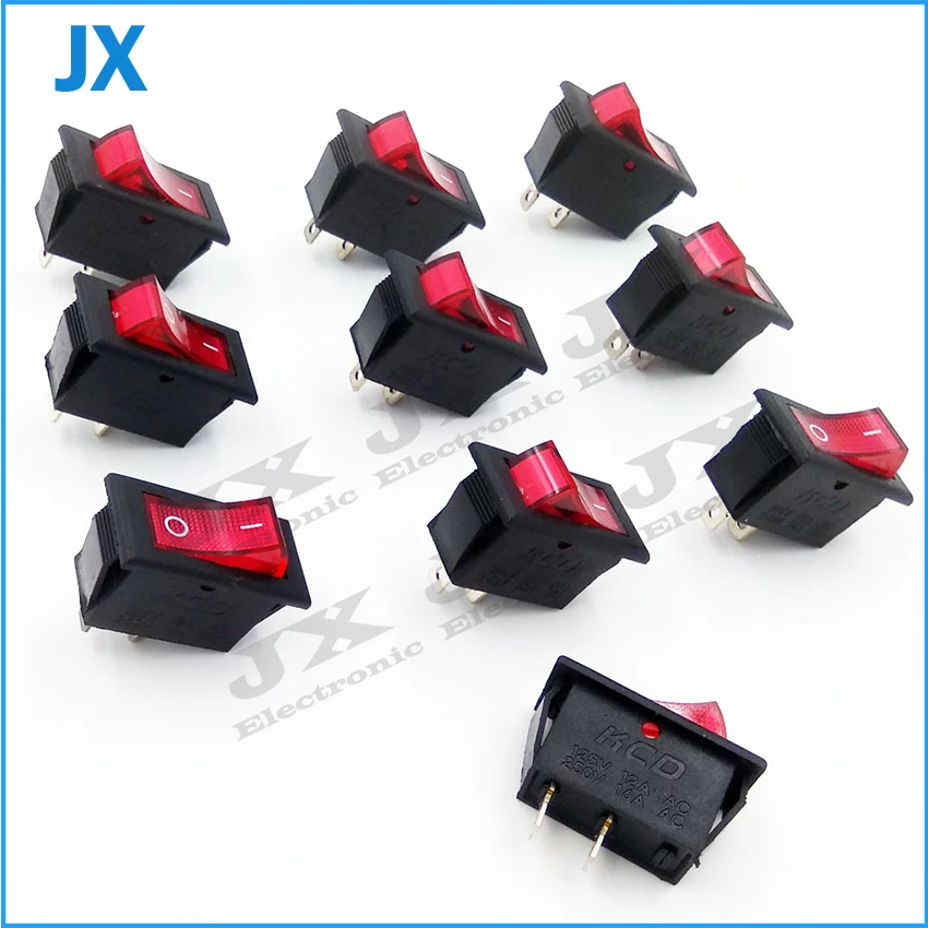 

AC Power Switch rectangle on/off Switches for Arcade Upright Cocktail Machine cabinet accessories coin operated game parts