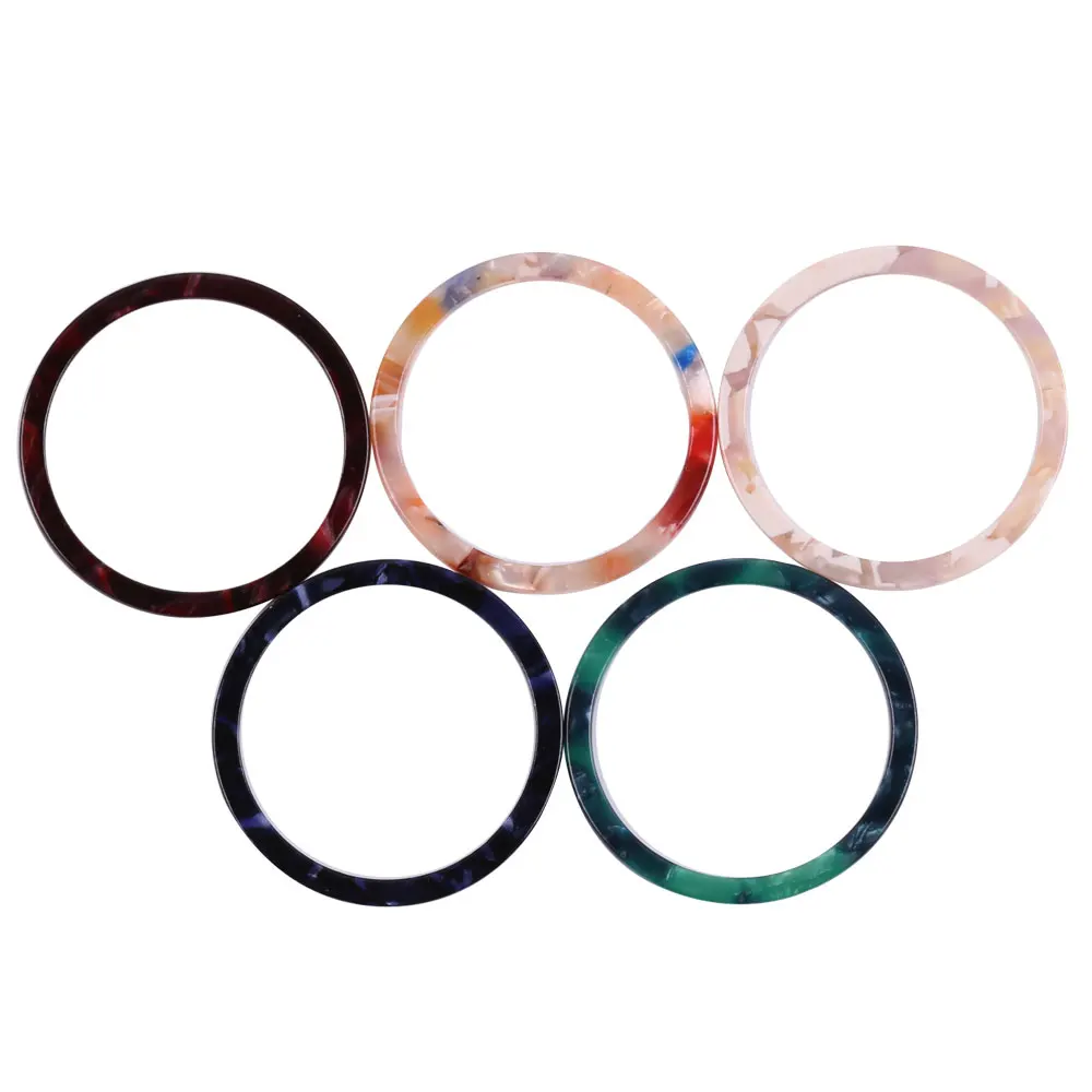 

Cordial Design 33*33MM 50Pcs Jewelry Accessories/Hand Made/Acetic Acid Beads/Big Ring Shape/DIY Jewelry Making/Earring Findings