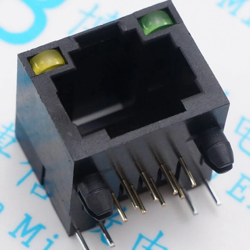 RJ45 Socket 56 Plastic With Light Socket Network Socket Network Port 90