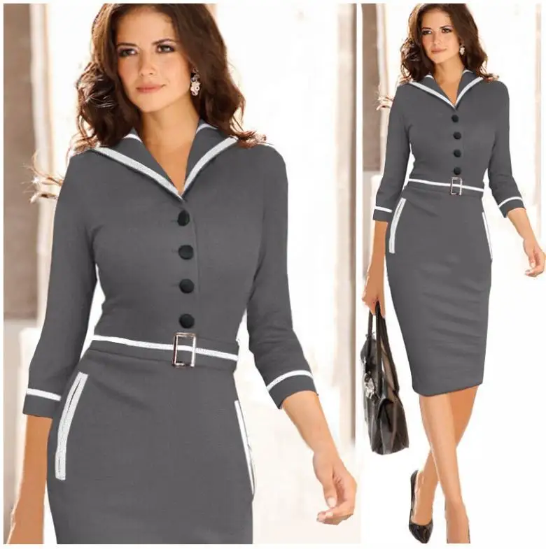 Smart black office dresses Smart black office dresses