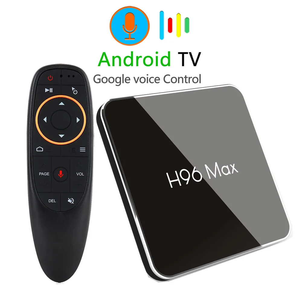 H96 MAX X2 Android 9,0 4 Гб ram 32 Гб 64 Гб Amlogic S905X2 LPDDR4 Smart tv Box 2,4G 5G Wifi H.265 4K USB3.0 Google Голосовое управление