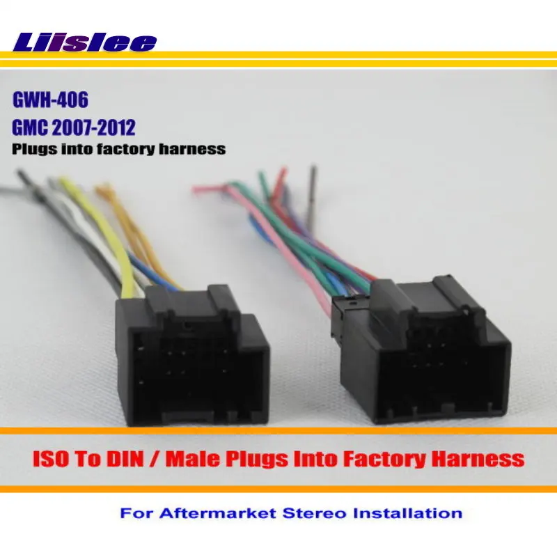 Liislee For GMC Acadia Savana Van Sierra Yukon / Male ISO ... gmc stereo wiring harness 