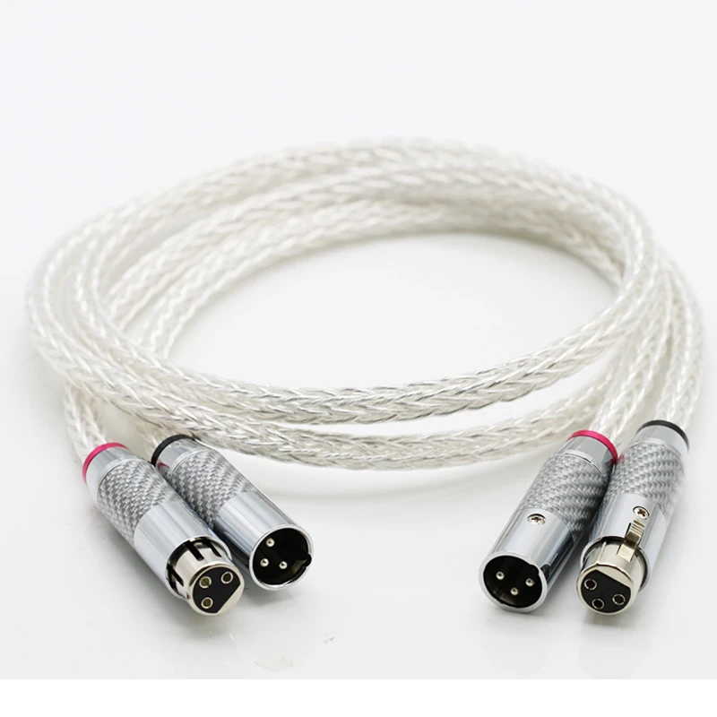 Hi End 8AG посеребренный OCC Hifi динамик объемный кабель 16 жил аудиопровод для динамика