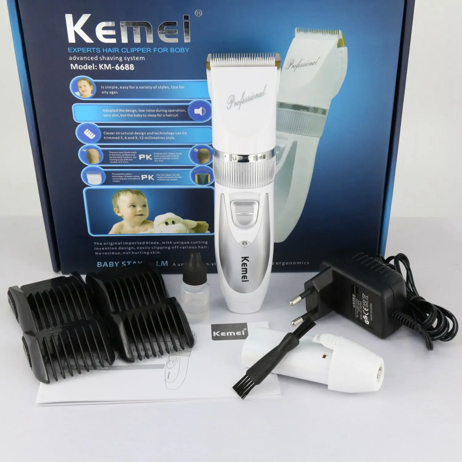 Kemei Мужская Парикмахерская Специализированная Электрическая Бритва машинка для стрижки волос Машинка для стрижки волос