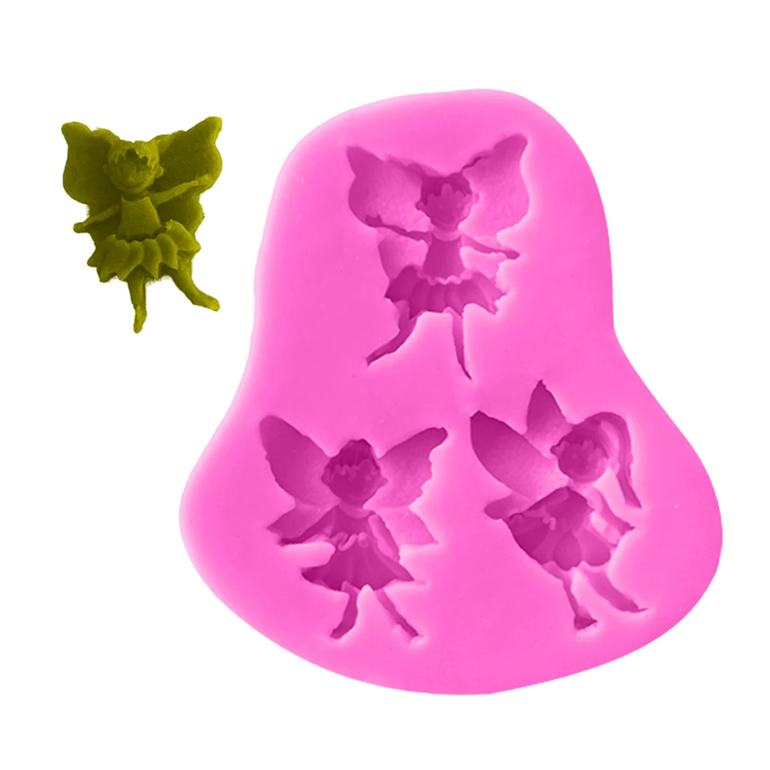 

Silicone Chocolate Mold 1PC Fondant Molds Fairy 3D Elf Shape Soap Candy Cake Stencils Cake Decorating Tools Kitchen Baking Tool