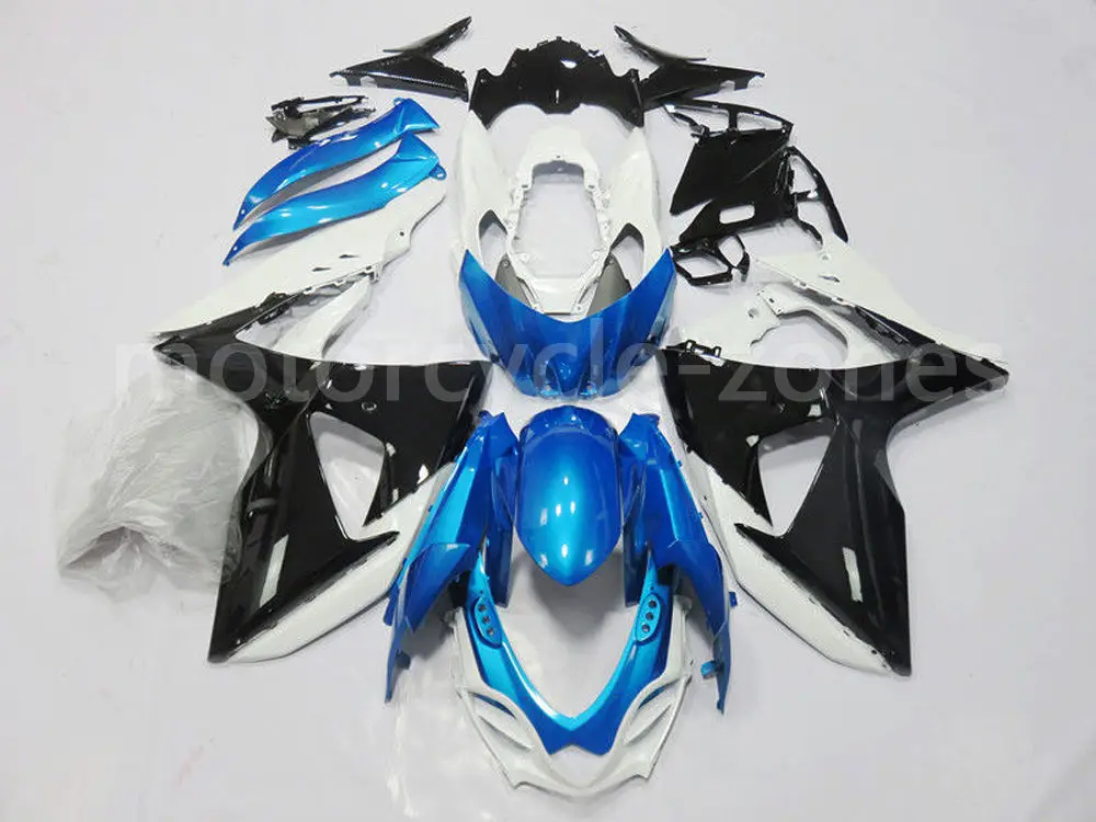 

Blue White Black Injection Mold Bodywork Fairing For Suzuki 2009 - 2014 GSXR 1000 K9 Motorcycle ABS Plastic Fairings