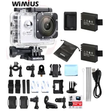 Action Camera 2.0″LCD Waterproof WiFi 1080p Full HD 12MP 170 wide-angle Sports Camcorder+Waterproof Case 2 Batteries+Accessories