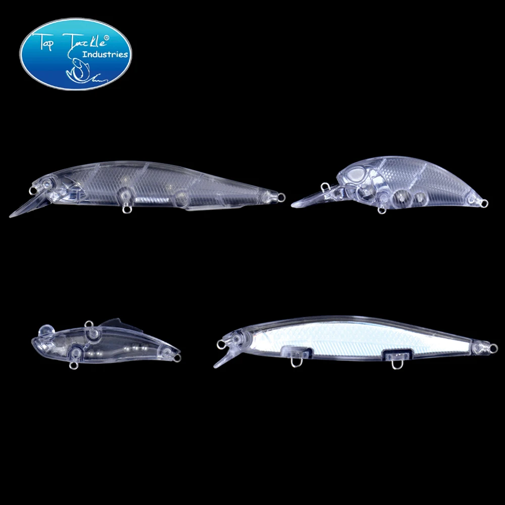 

Unpainted Lure Blank Lure for DIY Cranks Minnow Vib Insect Fishing Lure 5pcs/lot Jerk Bait