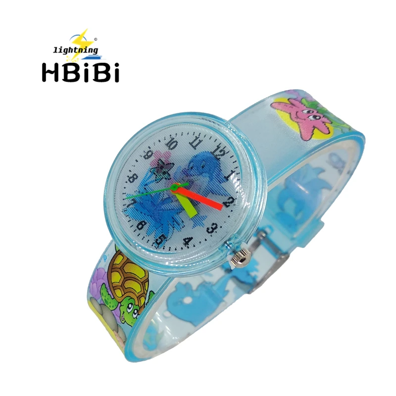

New listing Underwater world dolphin Child Student Watch for Girls Boys Clock Fashion Kids Watches Children quartz Wristwatches