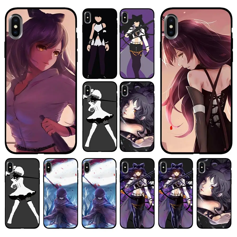 Золотой ученик девочка Belladonna Мягкий ТПУ чехол для Apple iPhone 6 6S 7 8 Plus 5 5S SE X XS MAX XR