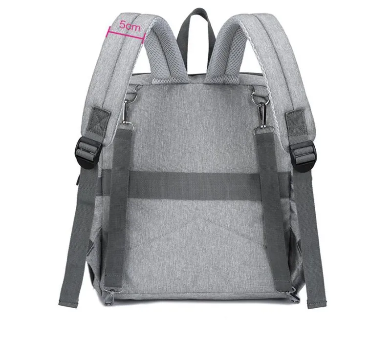 MOTOHOOD Portable Baby Seat Baby Diaper Bags Backpack Waterproof USB Stroller Baby Bag For Mom Organizer Maternity Bag  (5)