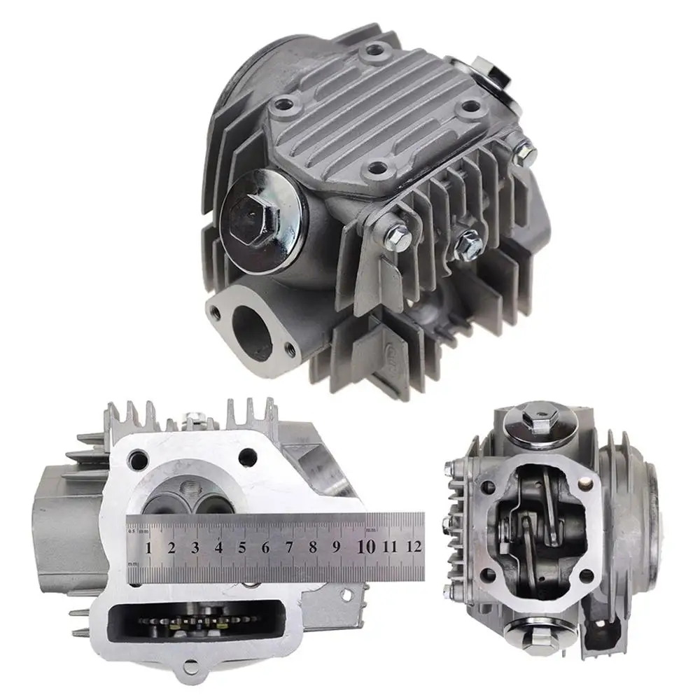 

GOOFIT 52.4mm Cylinder Head Assembly for 4 Stroke 110cc ATV Go Kart Scooter K074-078