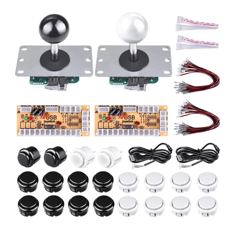 

Arcade Joystick Switch DIY Kit Zero Delay Arcade USB Encoder To PC Arcade Sanwa Joystick + Sanwa Push Buttons For Arcade Mame