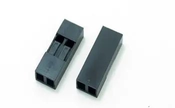 

400PCS 2.54mm 2Pin 2P Dupont Connector Plastic Shell Plug Pin Hea