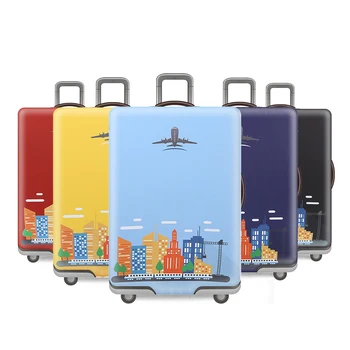 

Simple skyThickened Luggages Protective Cover Trolley Cases Waterproof Elastic Suitcases Bag Dust Rain Covers