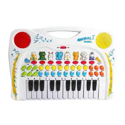 Высокое качество для малышей и детей постарше музыкальное образование животных пианино, воспроизводящее звуки животных с фермы