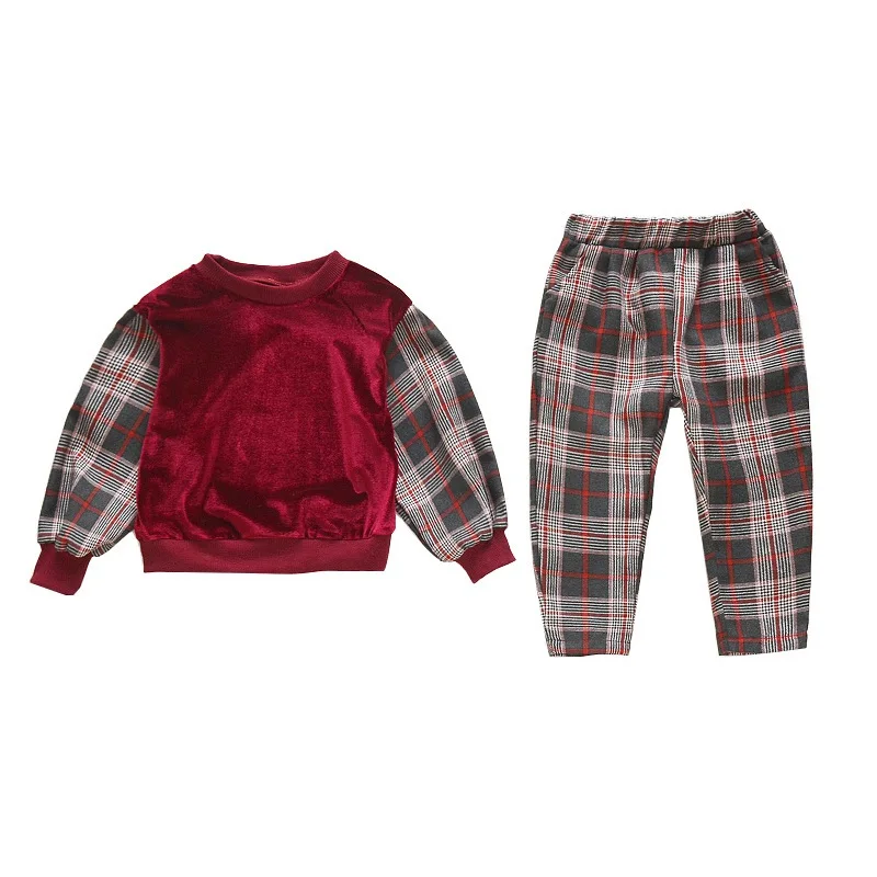 

Toddler Kids Baby Boys Girls Tracksuit Outfits Long Sleeves Tops And Pants Leggings Sports Clothing Set