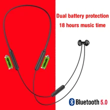 Bluetooth наушники V5.0 + EDR двойная защита от аккумулятора Bluetooth наушники для пробежек наушники для 20 часов работы гарнитура