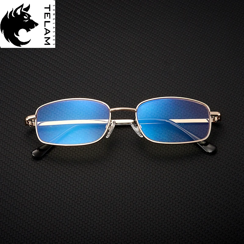 

Progressive Multifocal Reading Glasses Men Anti Blue Light Alloy Near Far Sight Spectacles Hyperopia Diopter +100+150+200+250
