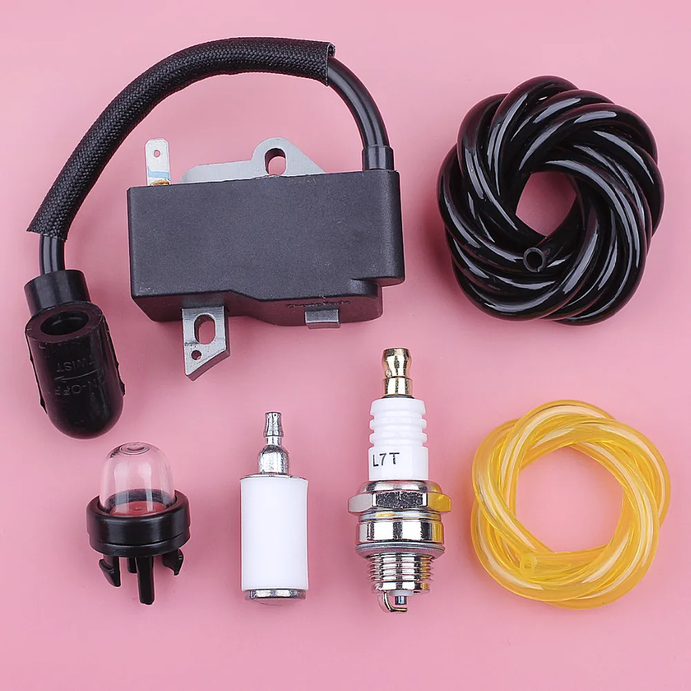 Катушки зажигания для Homelite UT-10514 UT-10518 UT-10517 UT-10520 UT-10516 топливный фильтр шланг бензопила Запасная часть