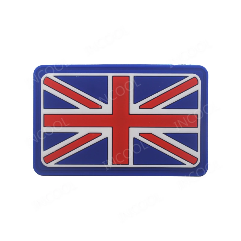 3D PVC UK England United Kingdom Flag Military Morale Patch Tactical