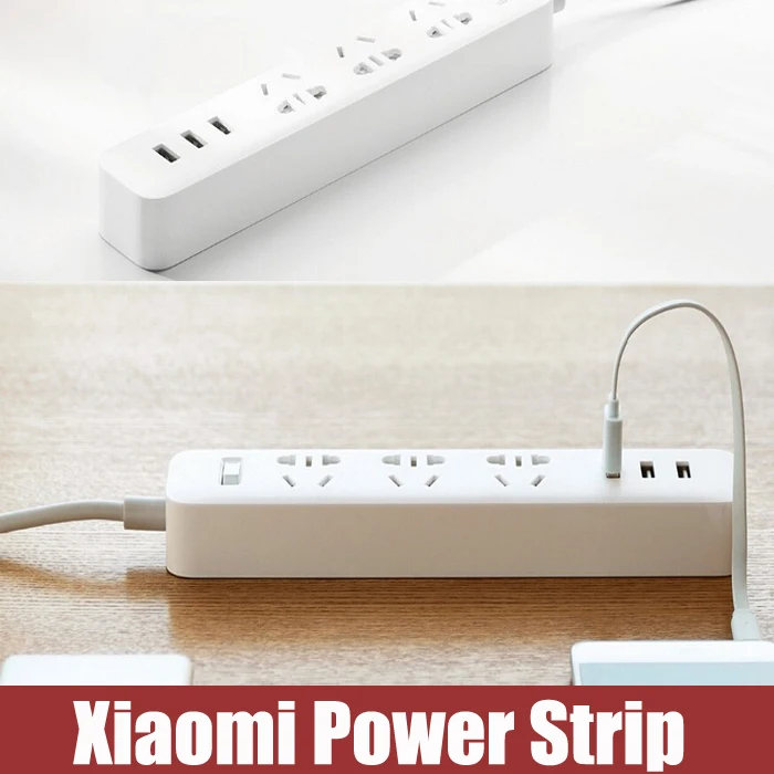 Оригинал Xiaomi розетка 3 USB разъем расширения с розеткой AU стандартный в наличии|socket