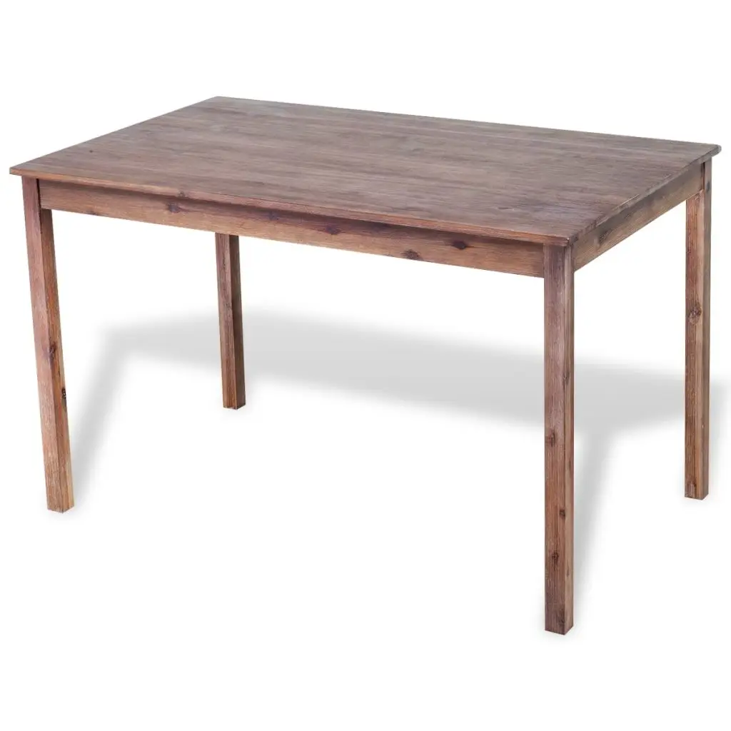 vidaXL Dining Table Solid Acacia Wood 47.2"x27.6"x 29.5"in Dining