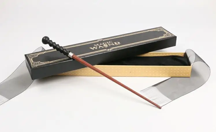 Металлический сердечник Harri Wand COS Skender Abernathy Spielman Leta Lestrange волшебная палочка/элегантная лента на палочке подарочная коробка - Цвет: Белый