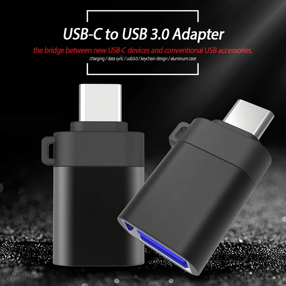 Usb type C OTG адаптер для huawei P20/mate 10/Pro Honor 9 Lite P9 Plus зарядный кабель USB-C к USB 3,0 type-C OTG мини конвертер