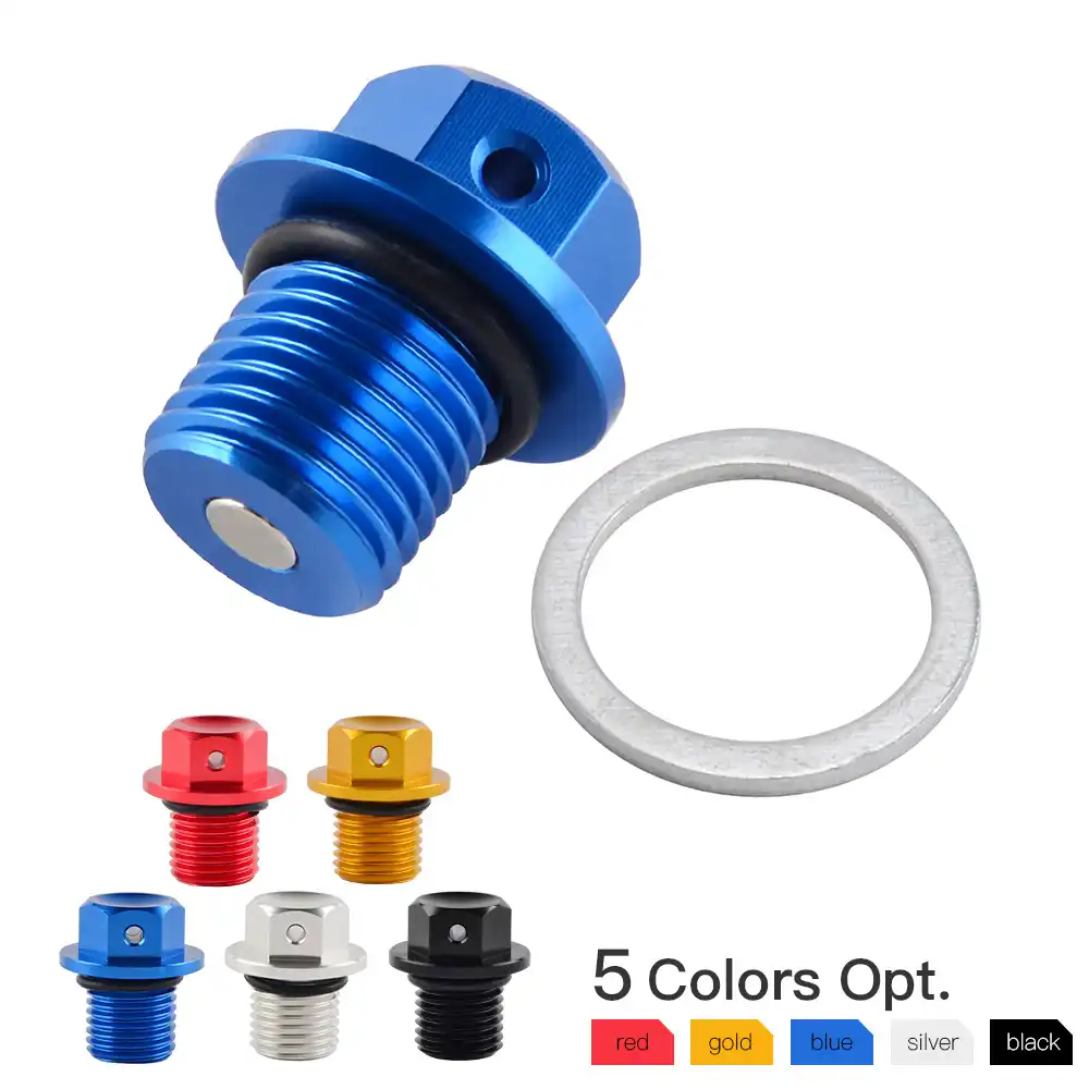 M12x1.25 Magnetic Oil Drain Plug For Suzuki RM125 250 1993-2008 - Foto 4