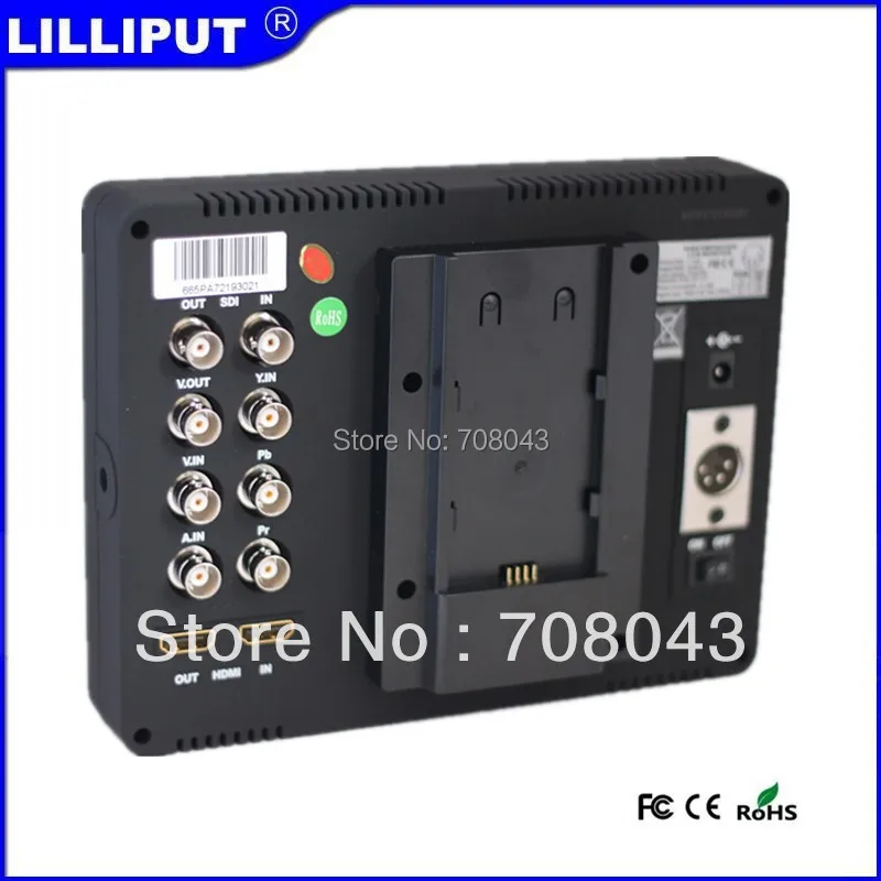 Lilliput 665/S 7 дюймов 3G-SDI монитор с HDMI входом 3G-SDI HDMI выход+ " дюймовый артикуляционный волшебный рычаг+ Супер Зажим