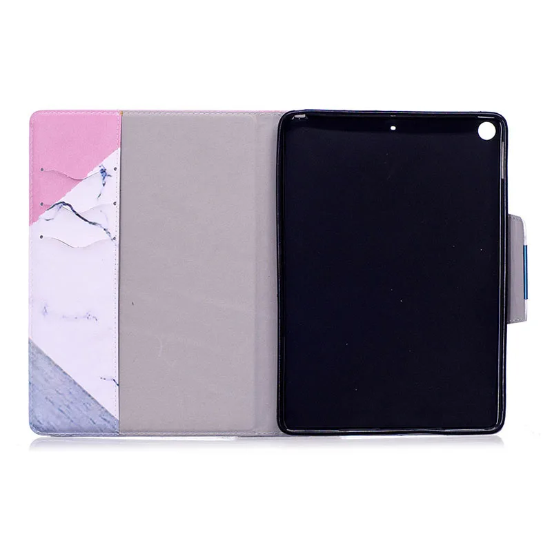Soft Leather Case For New iPad 9.7 inch 2017 Colorful Painting Smart Cover Flip Case Protective Shell Auto Sleep Wake Up (5)