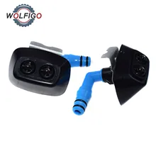 WOLFIGO Left Right Front Bumper Headlamp Headlight Washer Sprayer Nozzle Jet& Clip for Saab 9-3 93 2003-2012 12803972 1451007