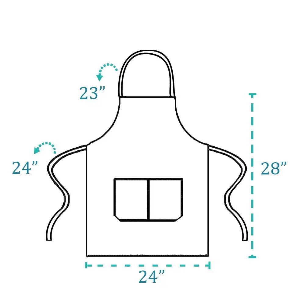 Preise HEIßER VERKAUF 12 Pack Bib Schürze Unisex Schwarz Schürze Groß mit 2 Geräumige Taschen Maschine Waschbar für Küche Crafting BBQ Zeichnung