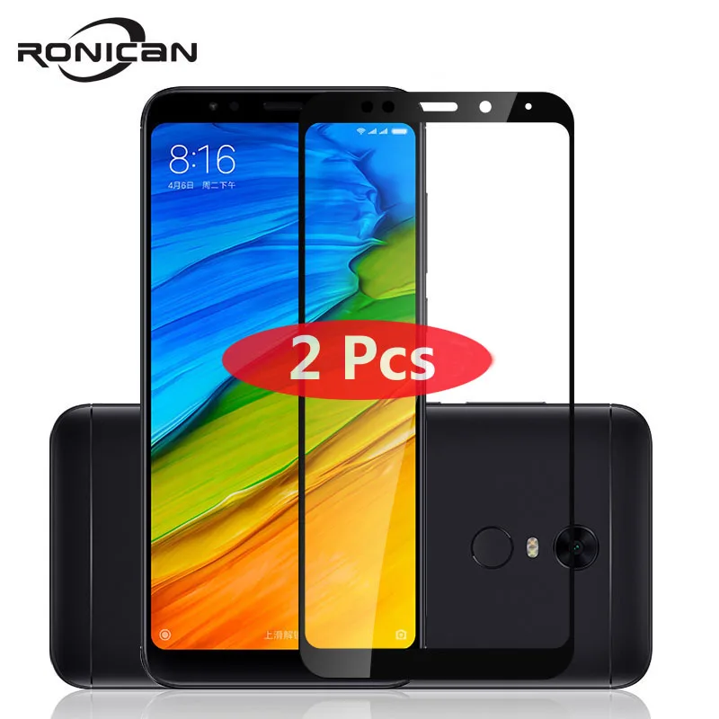 

2 Pack Tempered Glass For Xiaomi Redmi 5 Plus Screen Protector On Redmi Note 4X Note 5 Pro 6 6A 4X 4 Pro S2 Protective Film Case