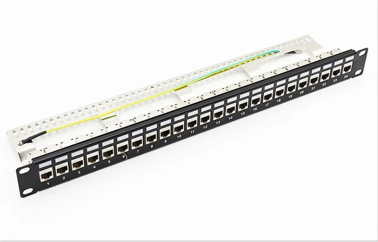 Cat7 Patch panel 24port CAT7/CAT6a  FTP Patch