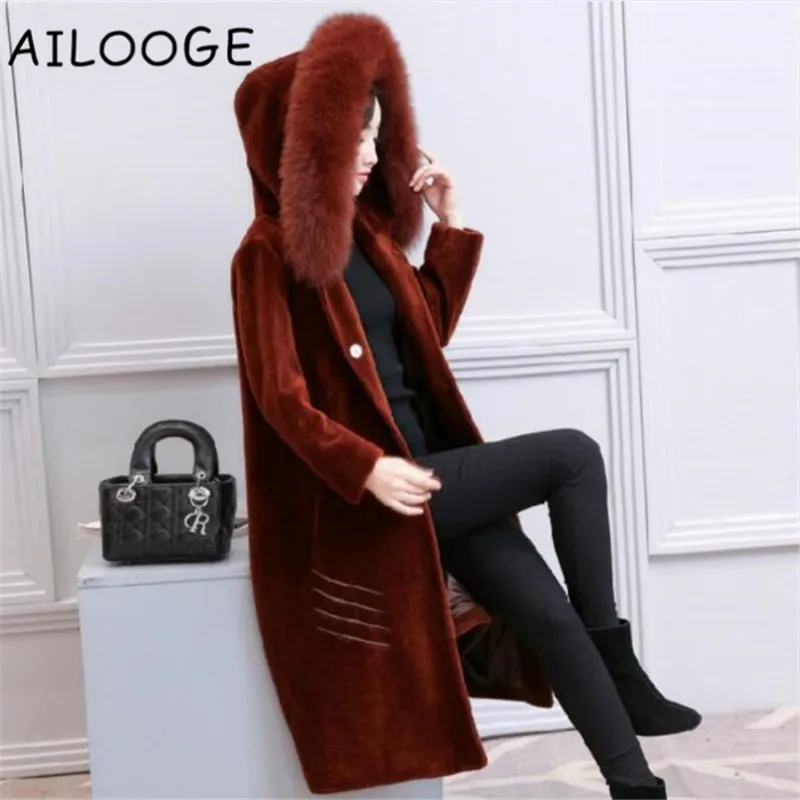2018 New Hot Sale Woman Wool Coat High Quality Winter Jacket Women Slim Woolen Long Cashmere Coat Cardigan Jackets Elegant Blend