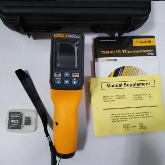 Fluke VT02 Визуальный ИК термометр инфракрасное тепловое Изображение камеры