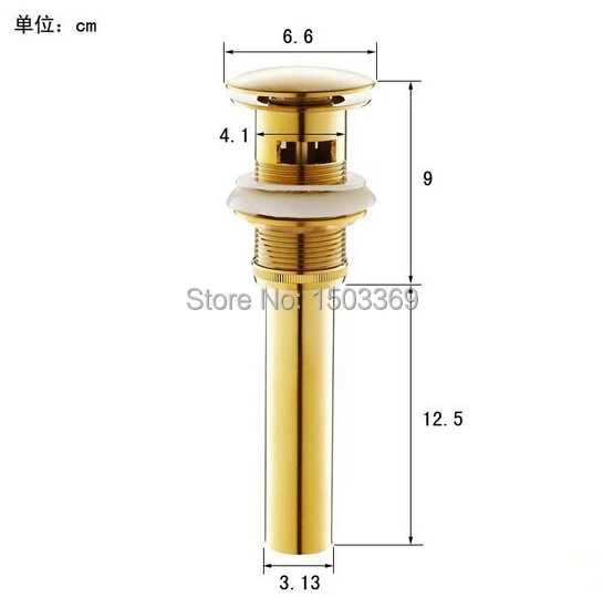 High quality Solid Brass Bathroom Lavatory Sink Push-down Pop Up Basin Drain With Gold Finish bathroom parts faucet accessories High quality Solid Brass Bathroom Lavatory Sink Push-down Pop Up Basin Drain With Gold Finish bathroom parts faucet accessories